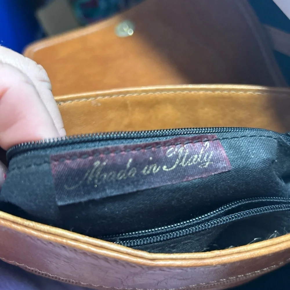 Florence Made in Italy Leather Crossbody Bag Purse